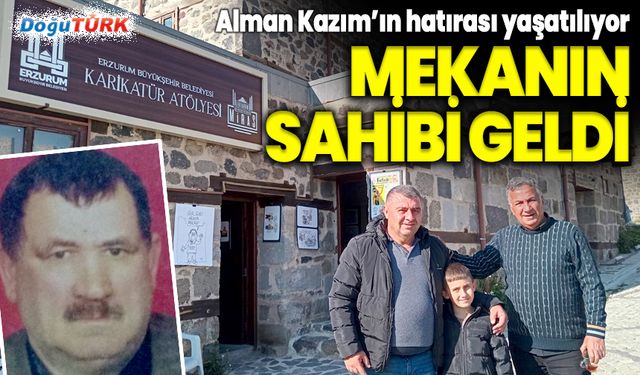 Mekanın sahibi geldi; Karikatür atölyesine duygusal ziyaret
