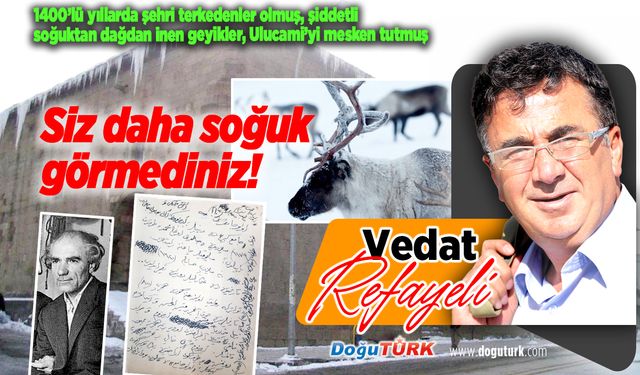 Siz daha soğuk görmediniz! Şehri terkedenler olmuş...