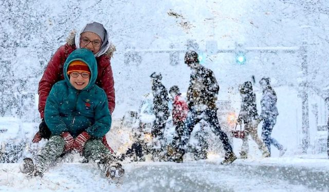 Erzurum’da okullara 1 gün kar tatili
