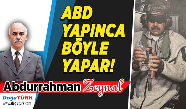 ABD YAPINCA İŞTE BÖYLE YAPAR!..