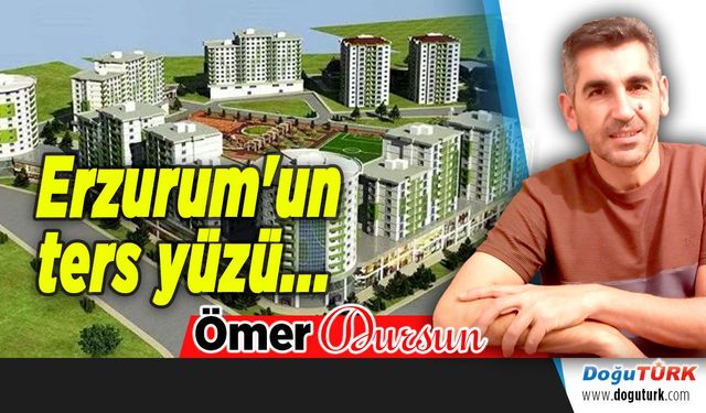 Erzurum'un ters yüzü...