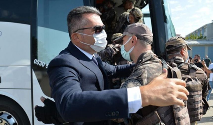 ERZURUM'DAKİ ÖZEL HAREKET POLİSLERİ EL-BAB'A UĞURLANDI