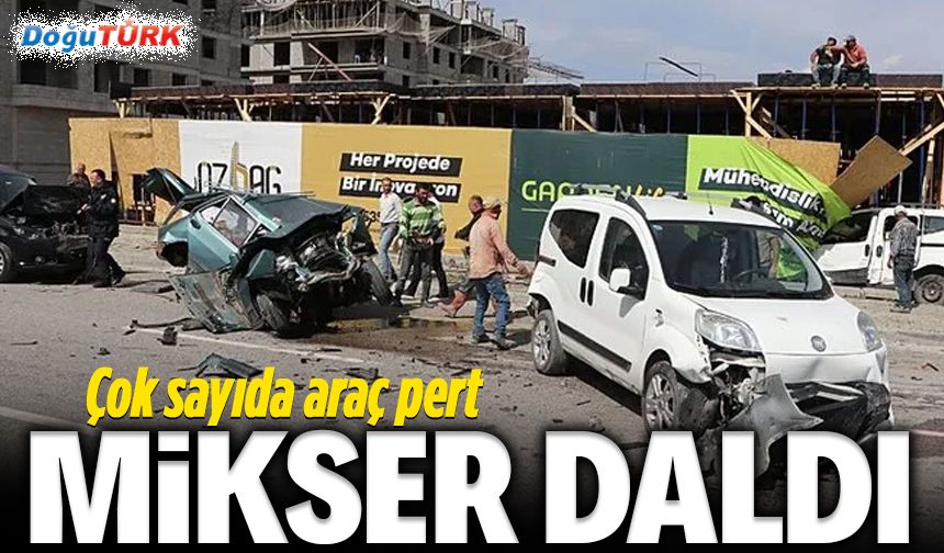 Beton mikseri faciası; 8 aracı biçti!