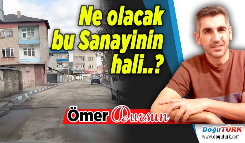 Ne olacak bu Sanayinin hali...?