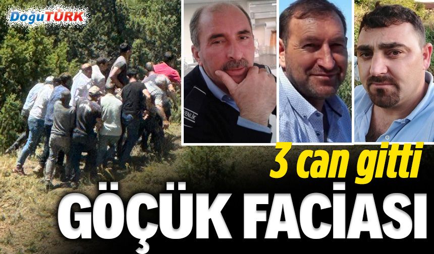 Taş ocağında facia; 3 can gitti