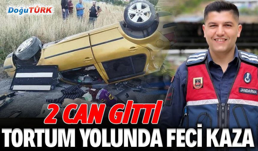 Tortum yolunda feci kaza: 2 can gitti