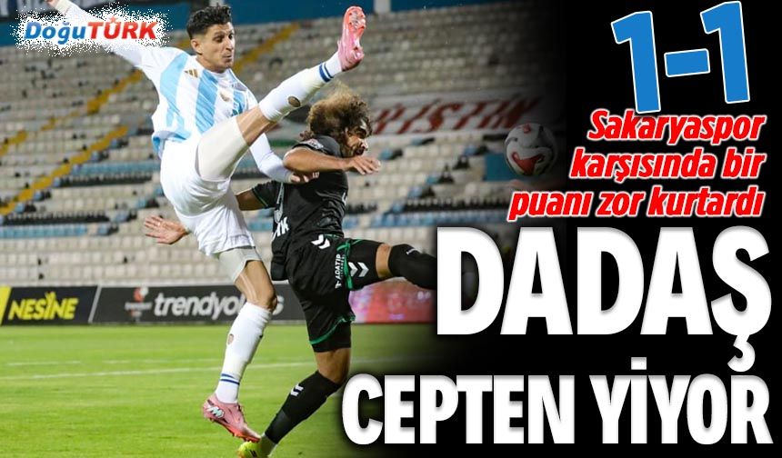 Erzurumspor bir puanı zor kurtardı