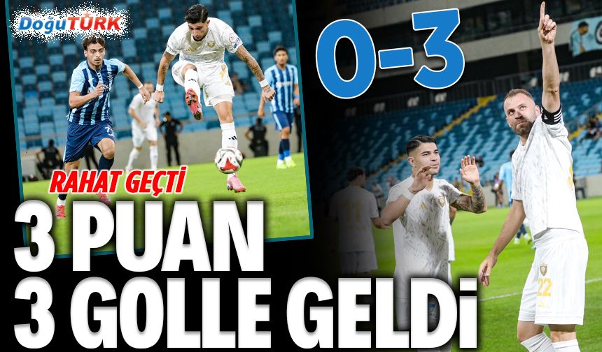 Erzurumspor FK Adanademir’i rahat geçti