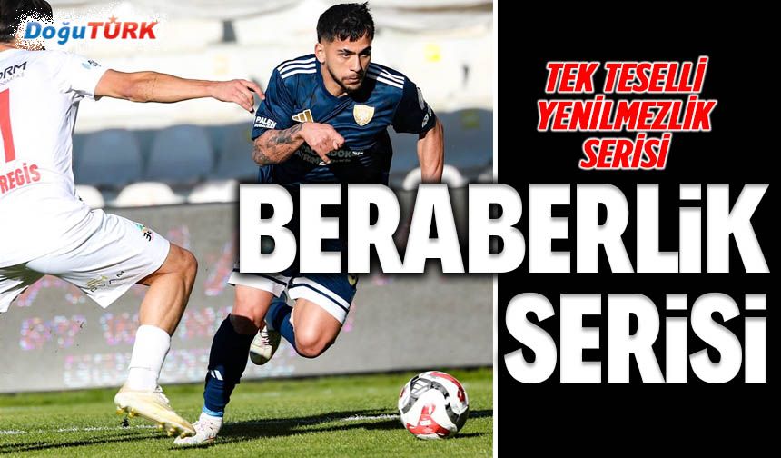 Erzurumspor FK beraberliğe abone oldu