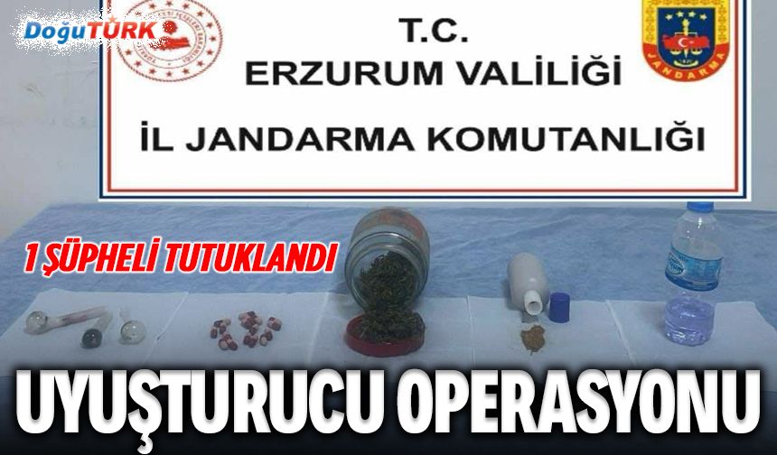 Jandarmadan narkotik baskın