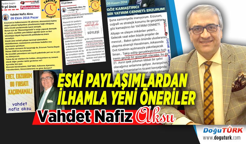 ESKİ PAYLAŞIMLARDAN İLHAMLA YENİ ÖNERİLER