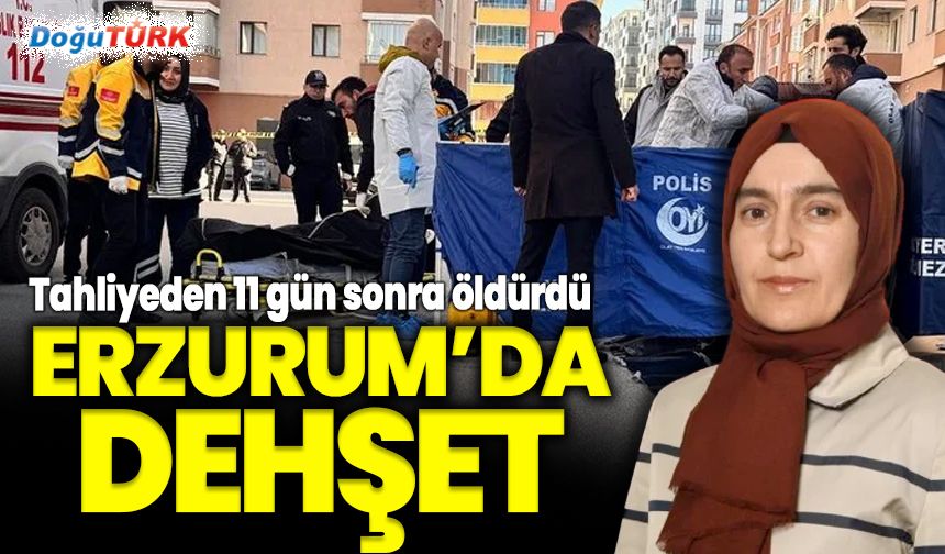 Erzurum’da dehşet; Sokak ortasında infaz!