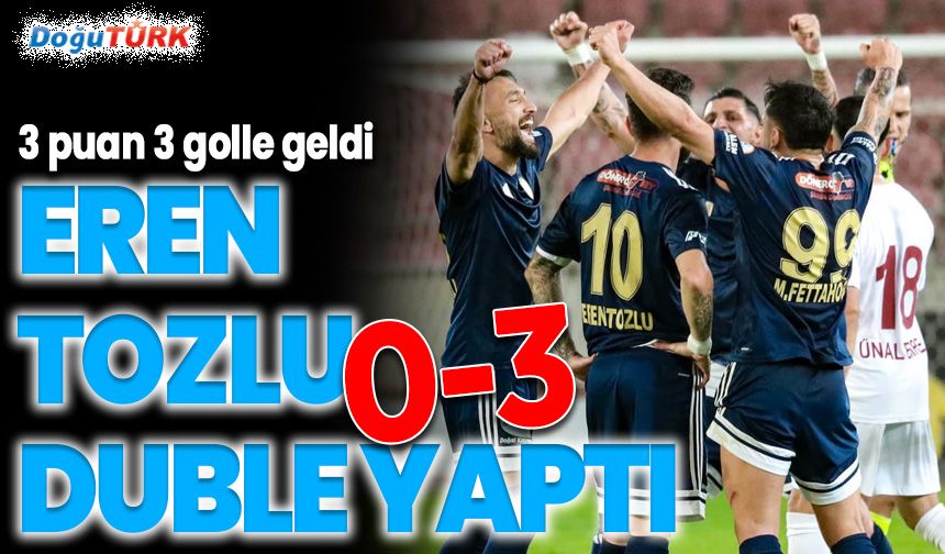 Eren Tozlu şov yaptı; 3 puan, 3 golle geldi