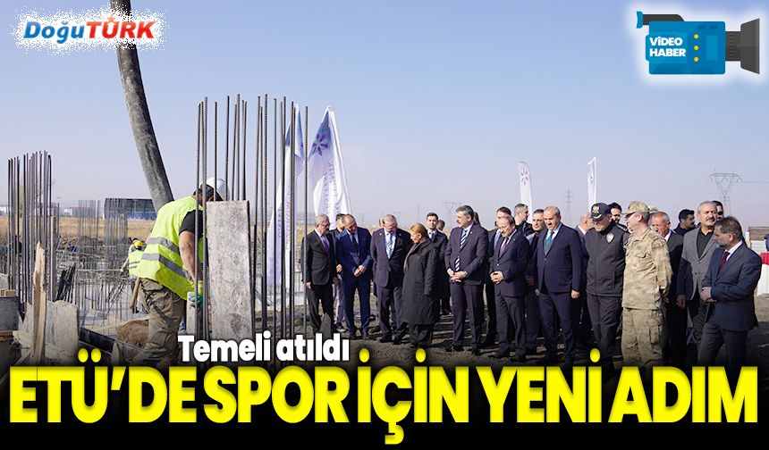 ETÜ Spor Bilimleri Fakültesi’nin temeli atıldı