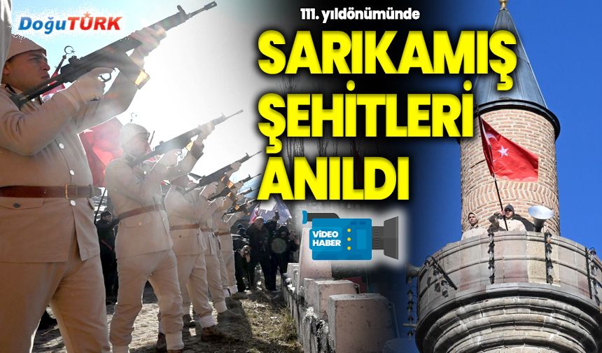 Sarıkamış Şehitleri Şenkaya’da anıldı