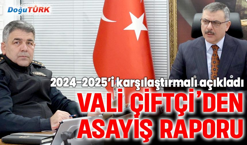 Erzurum’da suç oranları geriledi