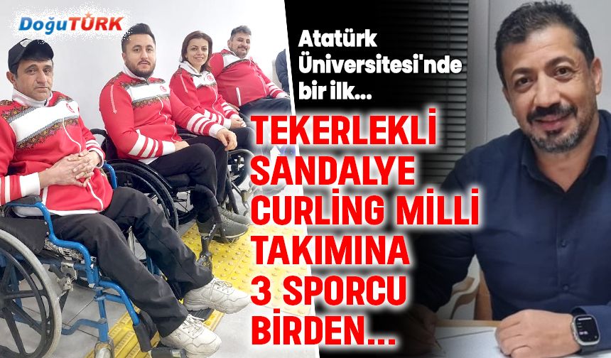 Curling Milli Takımına 3 sporcu birden...