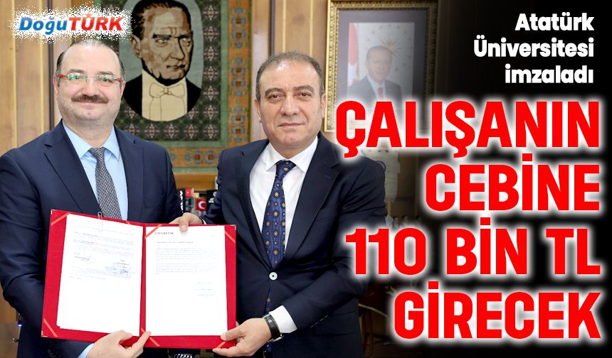 Atatürk Üniversitesi’nde dev promosyon anlaşması