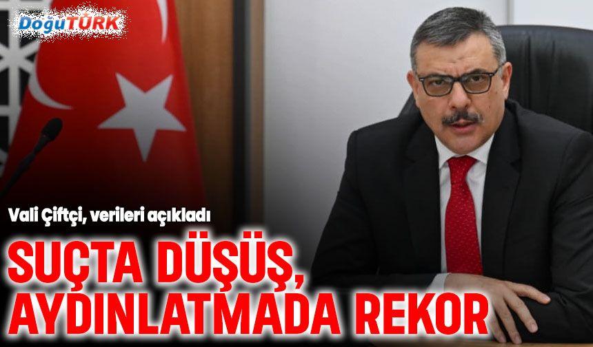 Erzurum’da suç oranları geriliyor