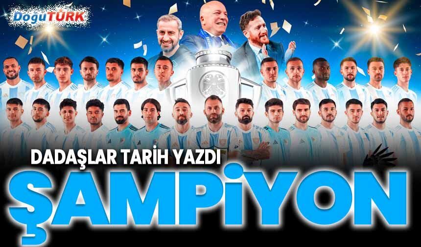 Dadaşlar tarih yazdı, Şampiyon Süper Lig'de...