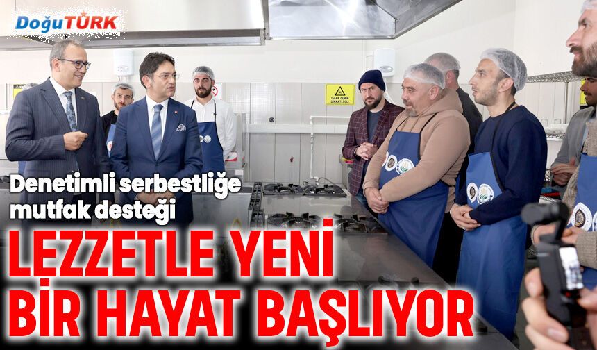 Denetimli serbestlikteki bireylere aşçılık eğitimi