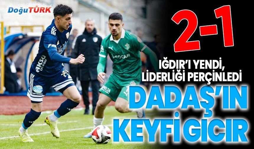 Erzurumspor FK’dan şampiyonluk yolunda kritik galibiyet