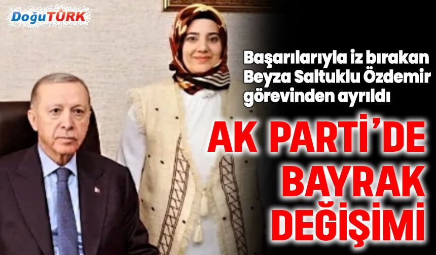 AK Parti’de bayrak değişimi; Özdemir görevi bıraktı!