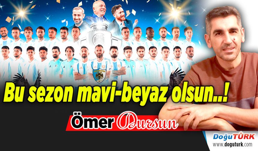 Bu sezon mavi - beyaz olsun...!