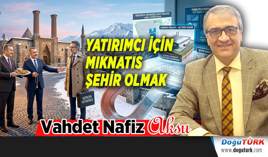 YATIRIMCI İÇİN MIKNATIS ŞEHİR OLMAK
