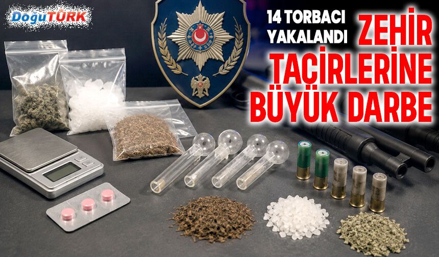 Narkotikten şafak operasyonu...