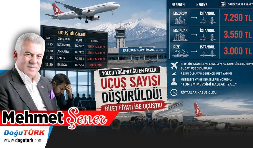 Uçak sefer sayısı düşürüldü! Bilet fiyatı ise uçuşta!
