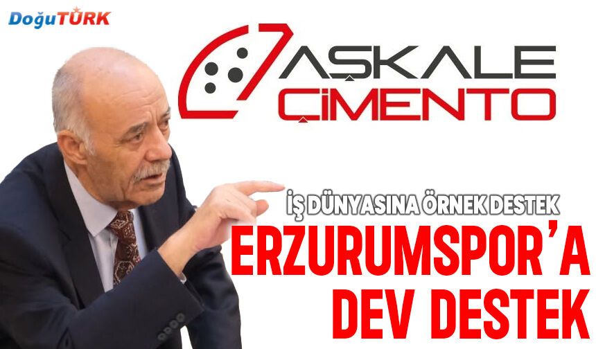 Yücelik'ten Erzurumspor'a 50 milyonluk destek