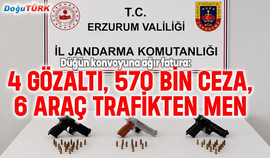 Trafiği engelleyip ateş açanlara 570 bin lira ceza!