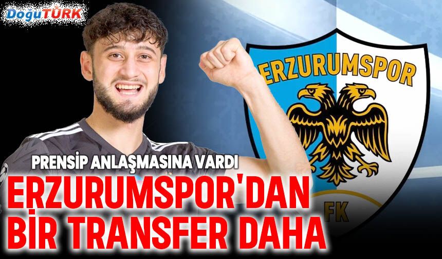 Erzurumspor'dan bir transfer daha…