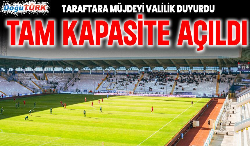 Stadyumu tam kapasiteyle taraftarını ağırlayacak