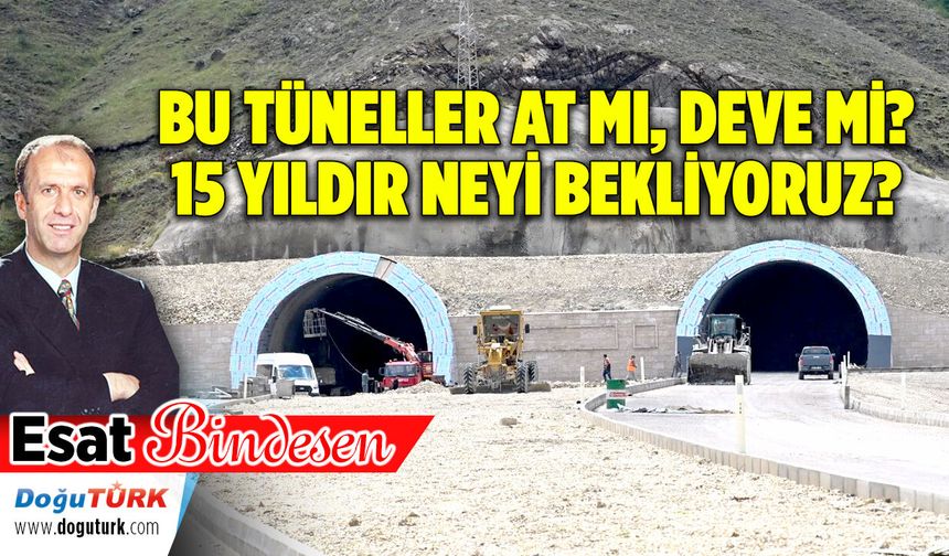 BU TÜNELLER AT MI, DEVE Mİ? 15 YILDIR NEYİ BEKLİYORUZ?