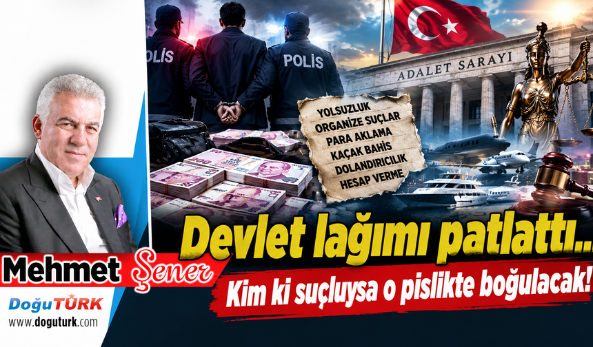 Kim ki suçluysa o pislikte boğulacak!