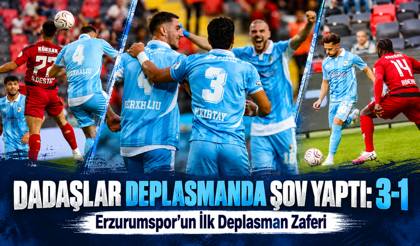 Dadaşlar deplasman hasretini 3 golle bitirdi