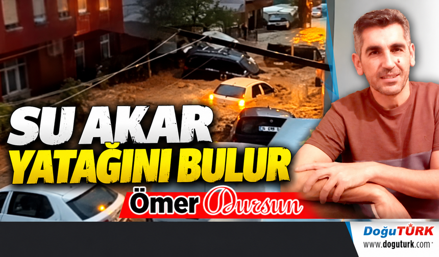 Su akar yatağını bulur
