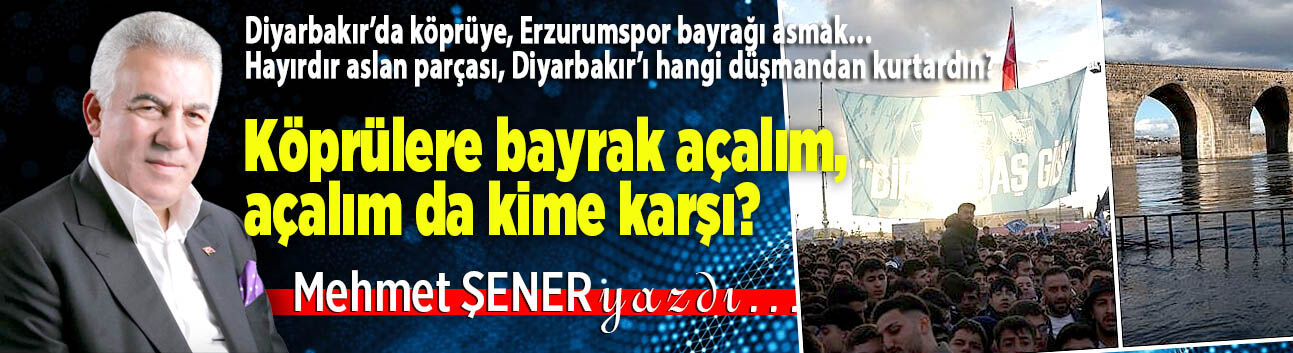 Köprülere bayrak açalım, açalım da kime karşı?